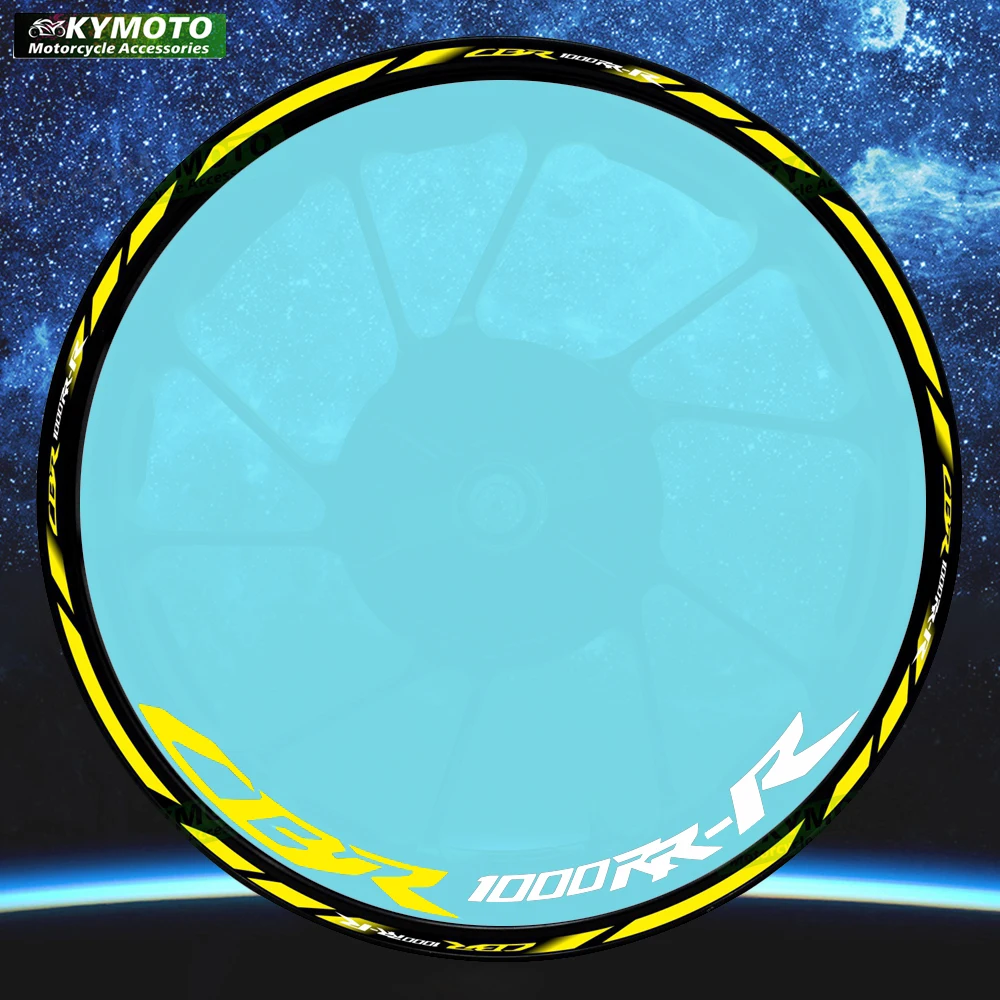 

Motorcycle accessories 17 inch front and rear wheel decals reflective wheel stickers suitable for Honda CBR1000RR-R CBR 1000RR-R