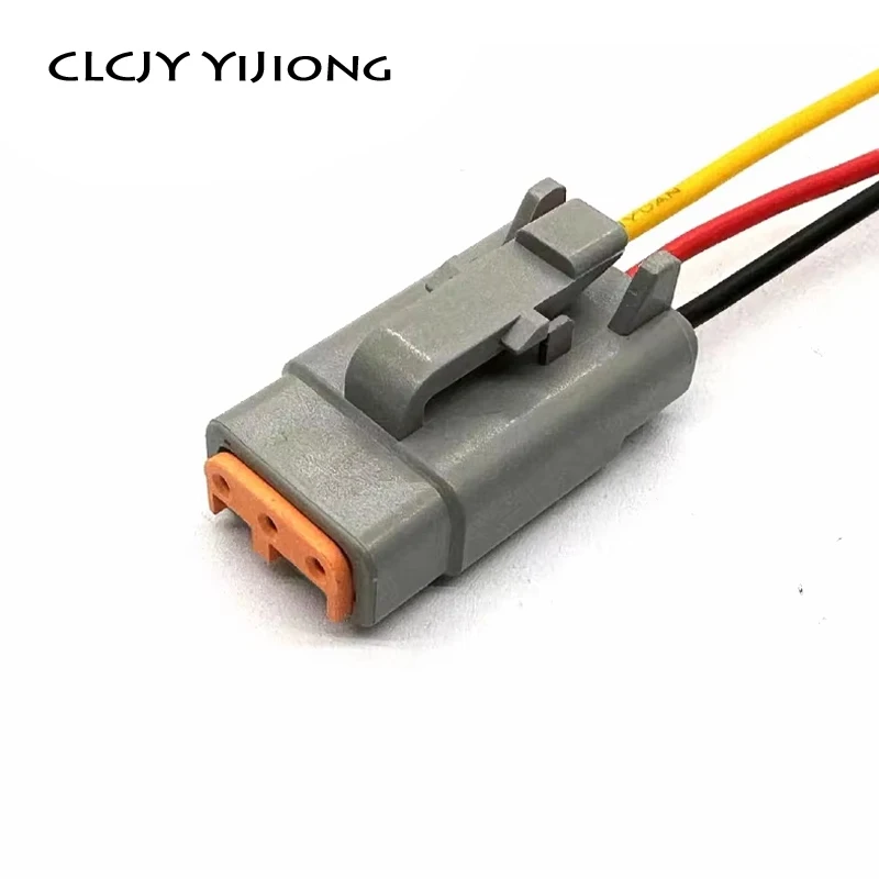 1/5/10/20 set DTM 3 Pin connector DTM06-3S DTM04-3P Male or Female Auto Waterproof Connector Excavator Sealed Plug