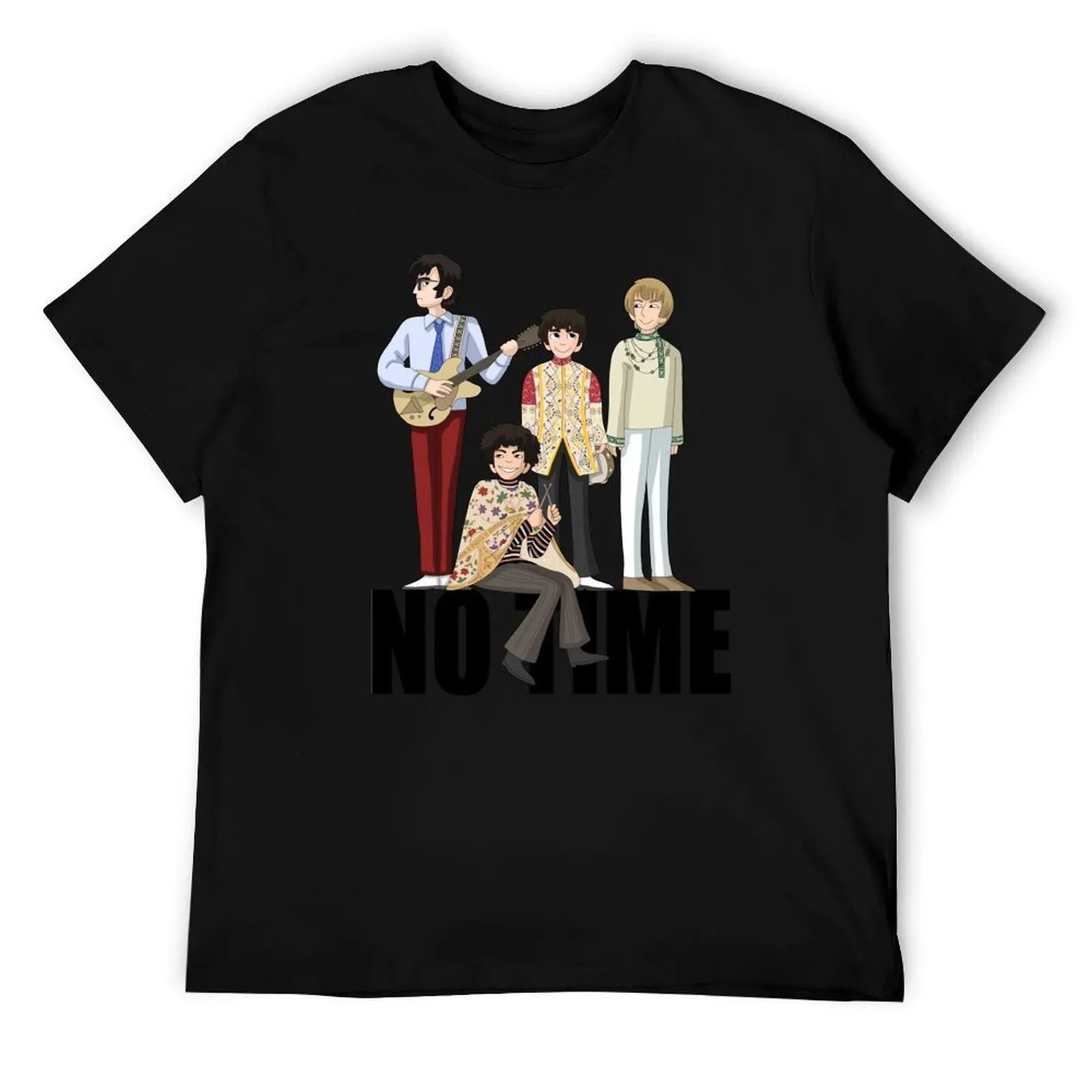 

No Time T-Shirt man t shirt heavy cotton cotton tshirt 100% T-Shirt