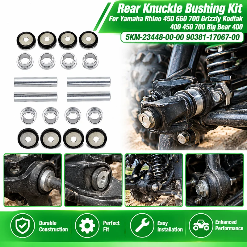 2x-rear-knuckle-bushing-kit-for-yamaha-big-bear-400-rhino-450-660-700-grizzly-kodiak-400-450-700-5km-23448-00-00-90381-17067-00