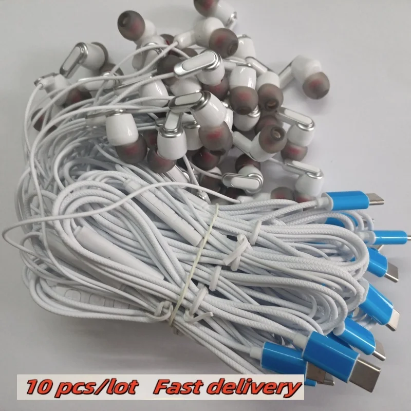 

GEFENSI 10-компонентные модные проводные наушники с цифровым чипом Type-c, оптовая продажа, прямая трансляция, настройка киберспорта, подходит для Samsung Xiao