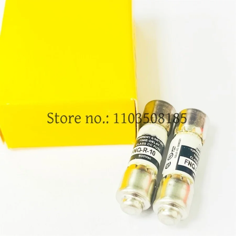 

10PCS FNQ-R-10A FNQ-R-10 FNQ-R-1 2 3 4 5 6 7 8 9 10 12 15 20 25 30CC level delay fuse BXS600V New
