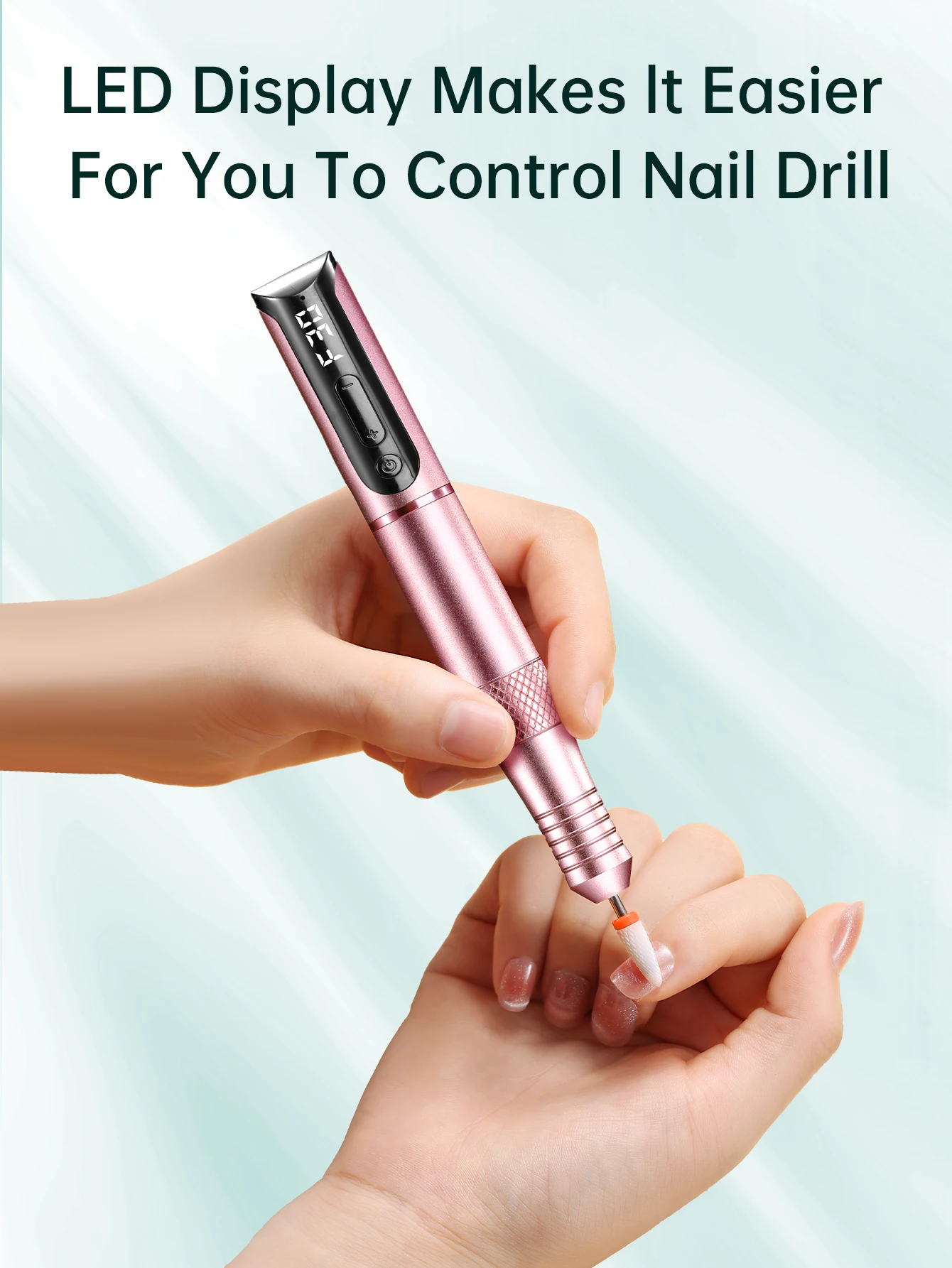 Wireless Nail Drill Pen USB Nail File Polishing Pen Rechargeable Nail Drill Machine Portable Manicure Drill Salon Tool
