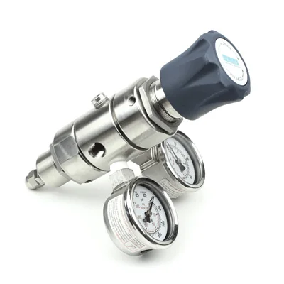 Hikelok high pressure 3500 psi 1/4'' female NPT stainless steel  pressure reducing regulator