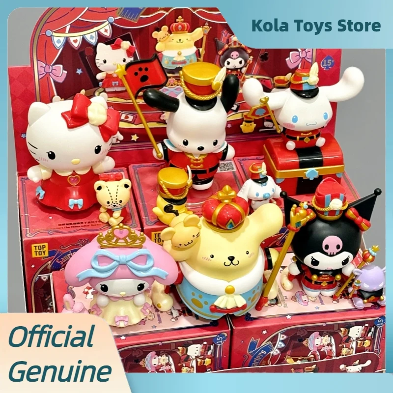 Echte Sanrio Die Nussknacker Serie Blind Box Sammeln Figuren Nette Ornament Modell Puppe Trendy Spielzeug Mystery Box Figur Geschenke