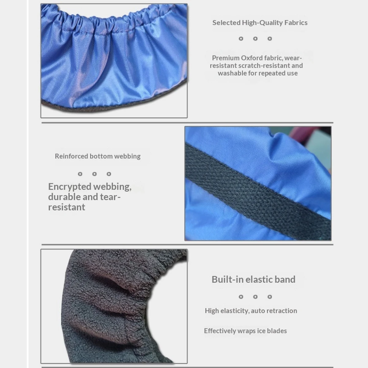 غطاء حماية لشفرة السرعة مقاوم للماء مع ثلج للخدش مع مرونة متوفرة مثالية للهوكي/الشكل/الزلاجات الجليدية