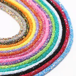 6mm paillettes colorate corda Glitter gioielli Decor trim cordoncini cappello fai da te scarpe cucire vestiti accessorio braccialetto che fa materiale corda