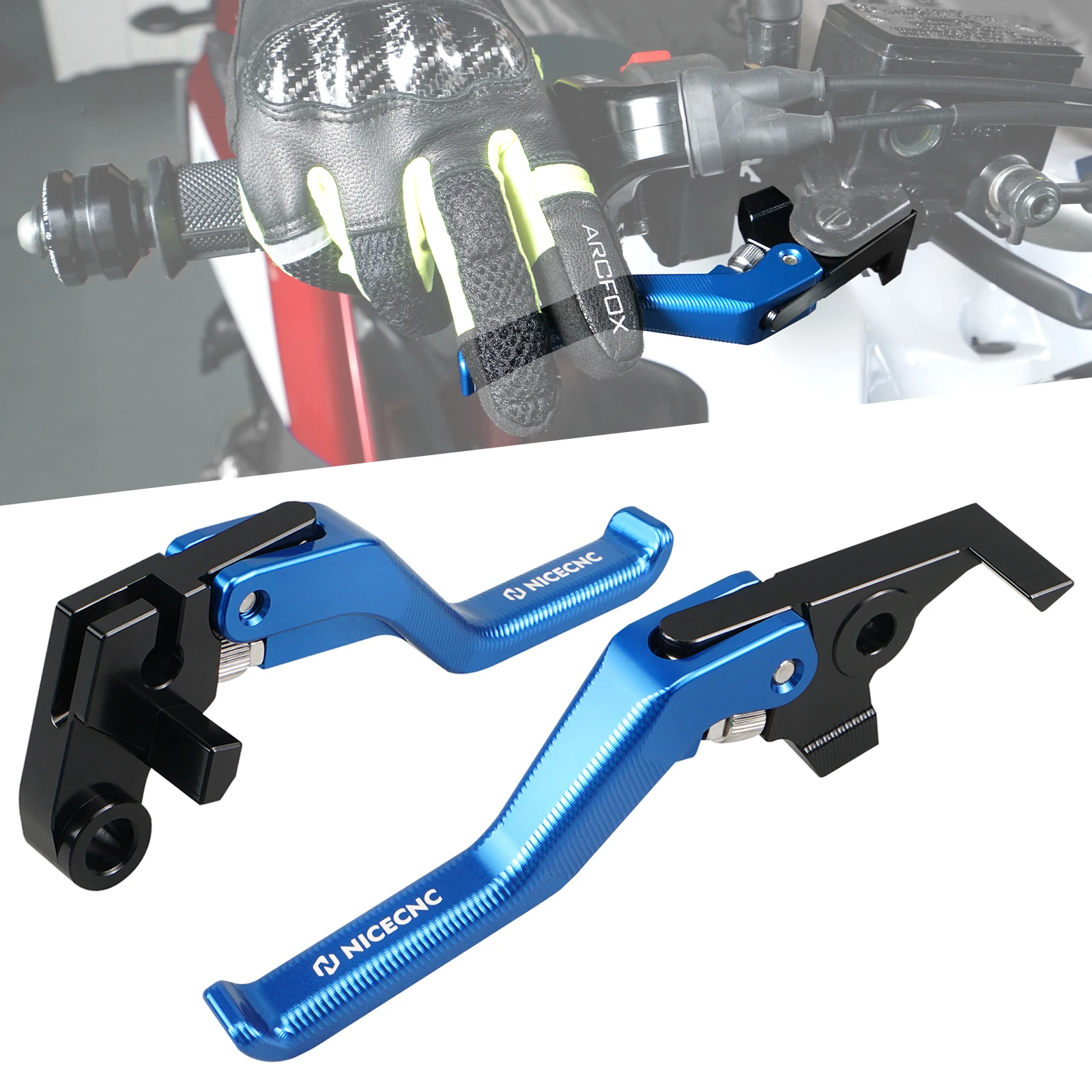 

Motorcycle EasyPull Shorty Clutch Brake Lever for Yamaha XSR700 2018-2024 MT-07 MT-09 MT07 MT09 2018 2019 2020