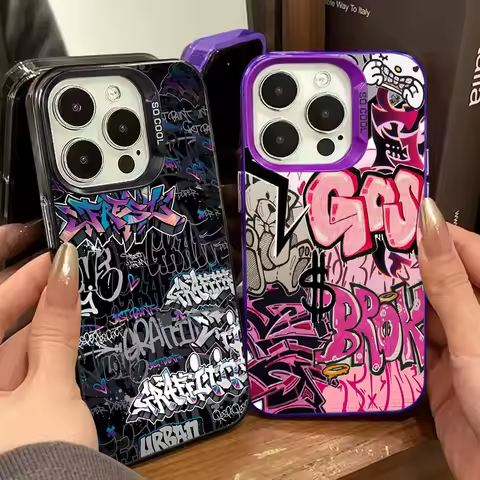 Cool Art Pink Graffiti Case for Xiaomi 11 Lite 5G NE 14T POCO X6 M5S 14 13 13T 12T Pro X7 X5 X3 NFC F4 GT F5 F6 M6 Pro 4G Etui