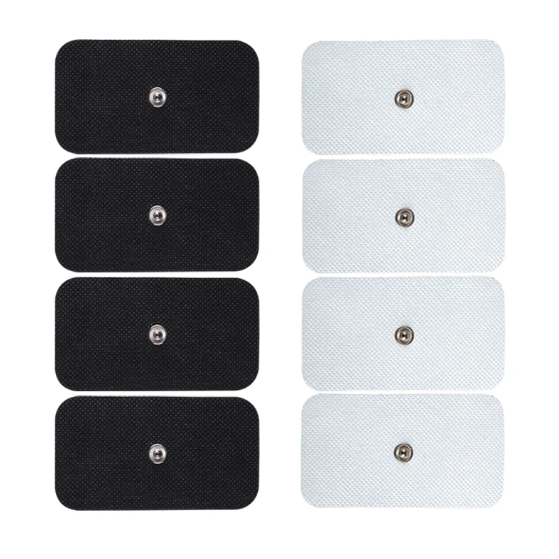 10/20pcs Self-Adhesive Snap Electrode Pads Reusable Massager Gel EMS Muscle Stimulator Massage Patches for Therapy And Fitness
