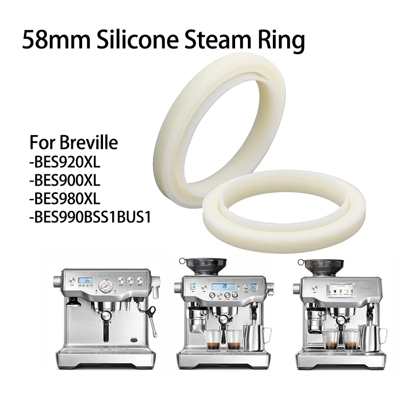 Breville Dual Boiler Group guarnizione della testa guarnizione 58mm Silicone Steam Ring Fit Breville Espresso Machine BES920 BES900 BES980 BES990