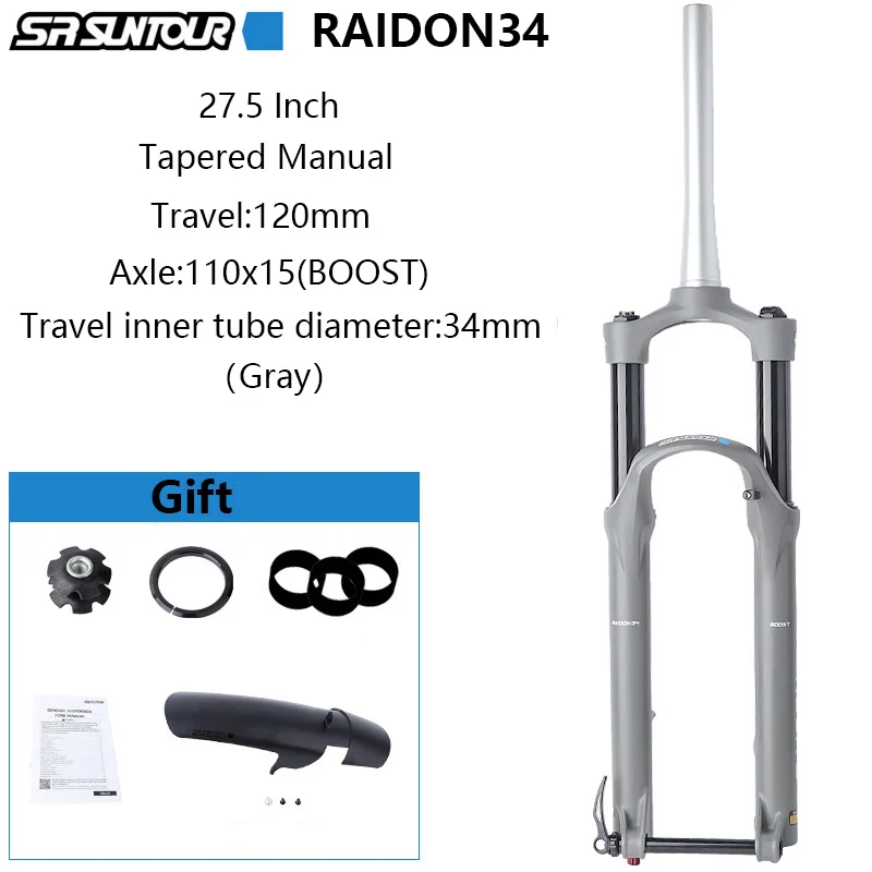 SR SUNTOUR RAIDON Mountain Bike Front Fork Bucket Axle Mountain