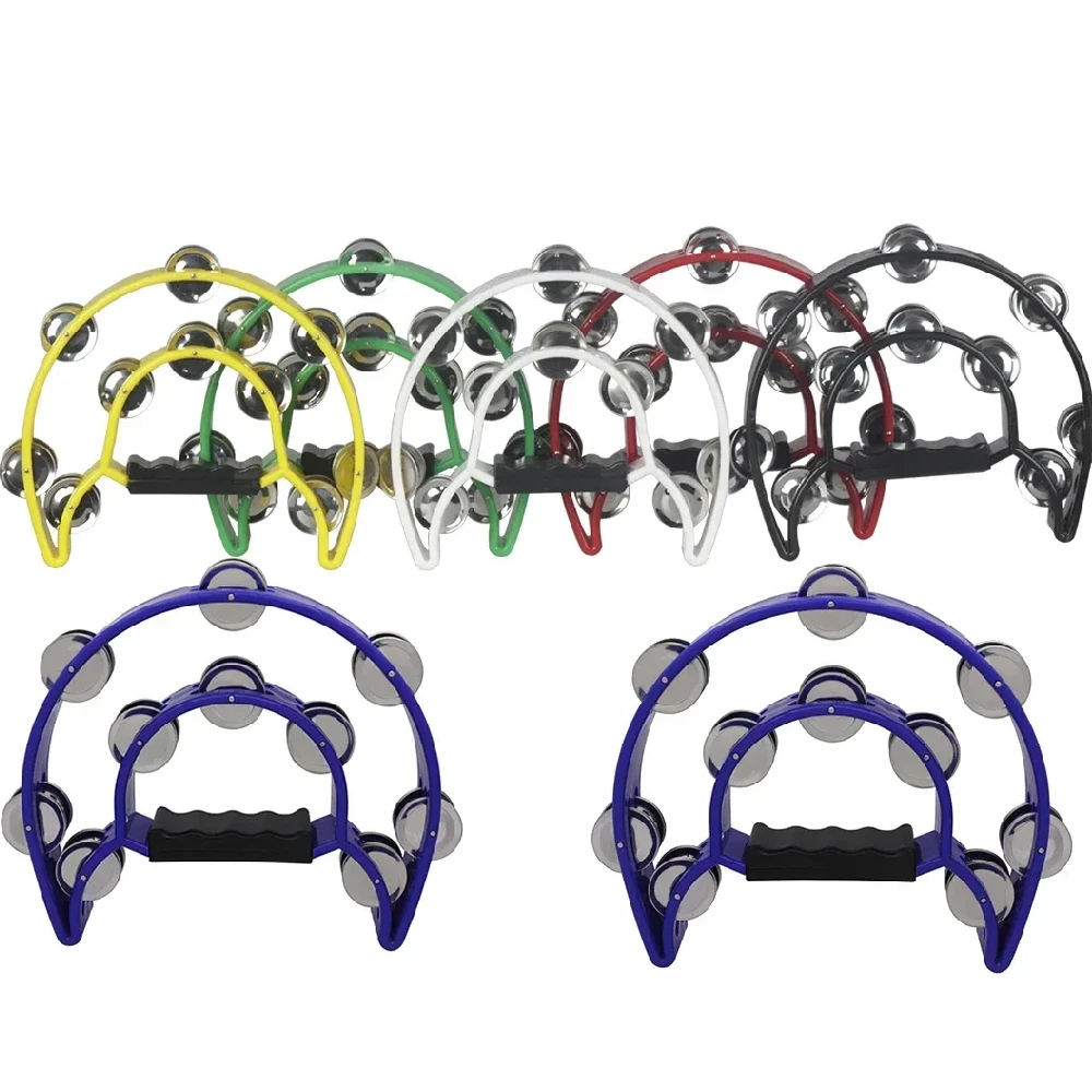 أجراس يدوية من الدف بطبقة مزدوجة ألعاب موسيقية تعليمية أدوات أورف للحفلات KTV #4