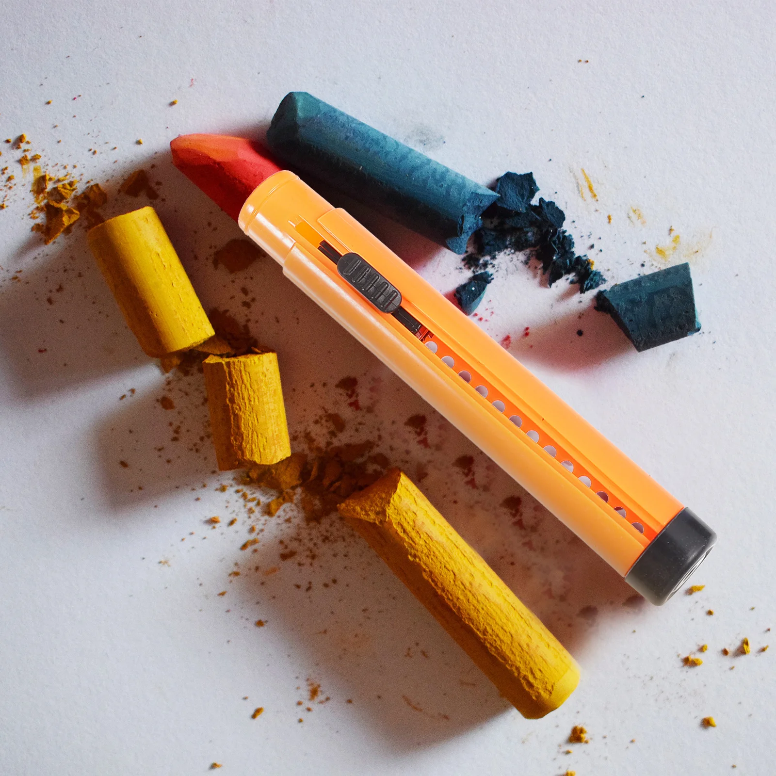 

6pcs Holder Storage Clip For Teaching Plastic Clip Chalk Storage Set School Home Use Child Kid Chalk Set