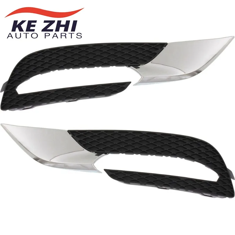 

20983394 20983395 2Pcs Left & Right Black and Chrome Fog Light Trim Set For Buick Enclave 2013-2017