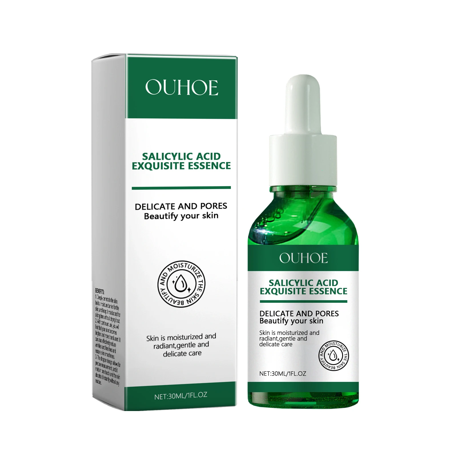 Salicylic Acid Blackhead Remover - OUHOE Salicylic Acid Firming Pore Serum,