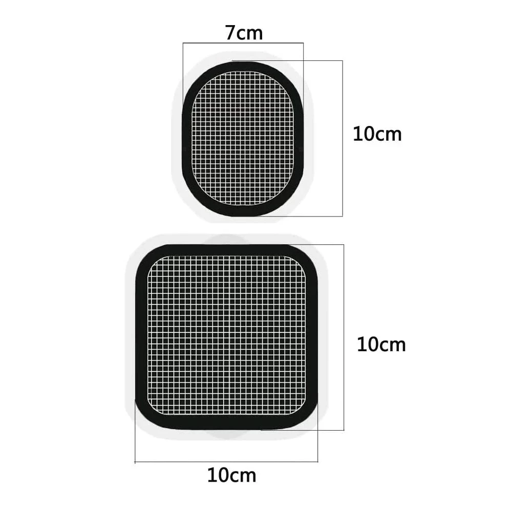 3 generische Abs-Stimulator-Gürtel-Gel-Pads für alle Bauchgurte, EMS-Ersatz-Gel-Blatt für Bauchelektroden, Pad-Zubehör – Detail 8