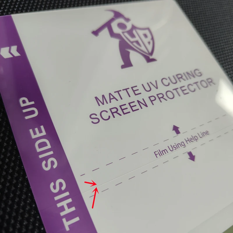 Matte UV Fiber Glass Screen Protective Film Flexible High Quality Hydrogel UV Curable Sheet for Full Screen Frosted Anti-Shatter