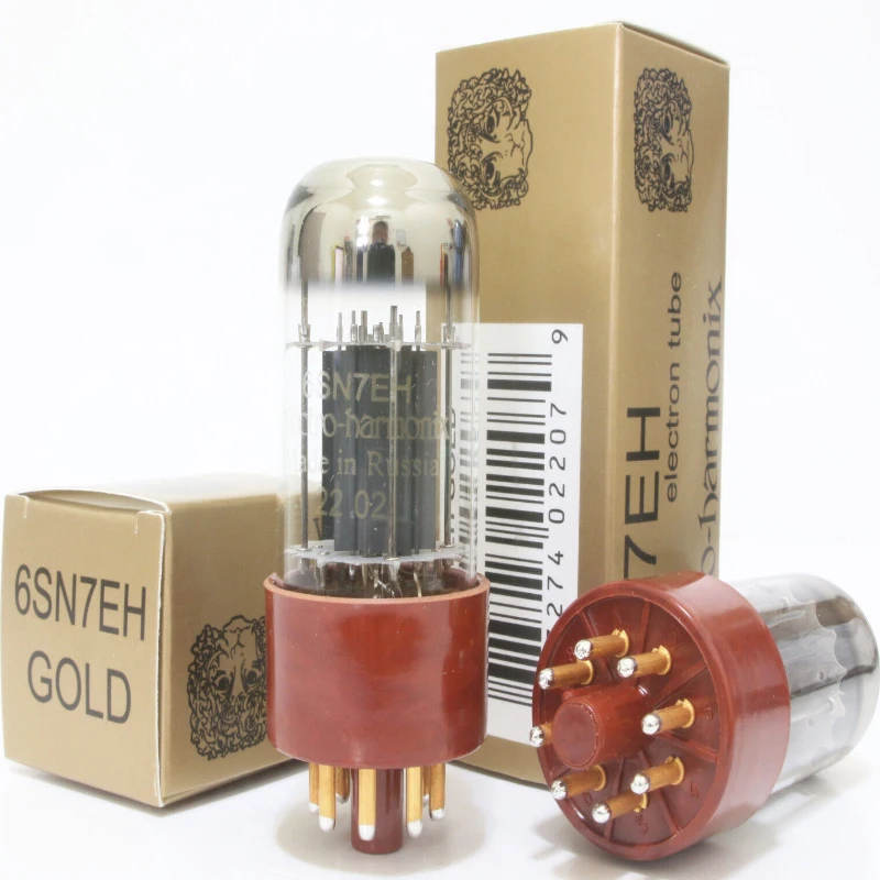 

Vacuum Tube EH 6SN7 Gold Foot replace 6SN7 6N8P 6H8C CV181 Electron tube Hifi Sound Amplifier Original Factory Precision Match