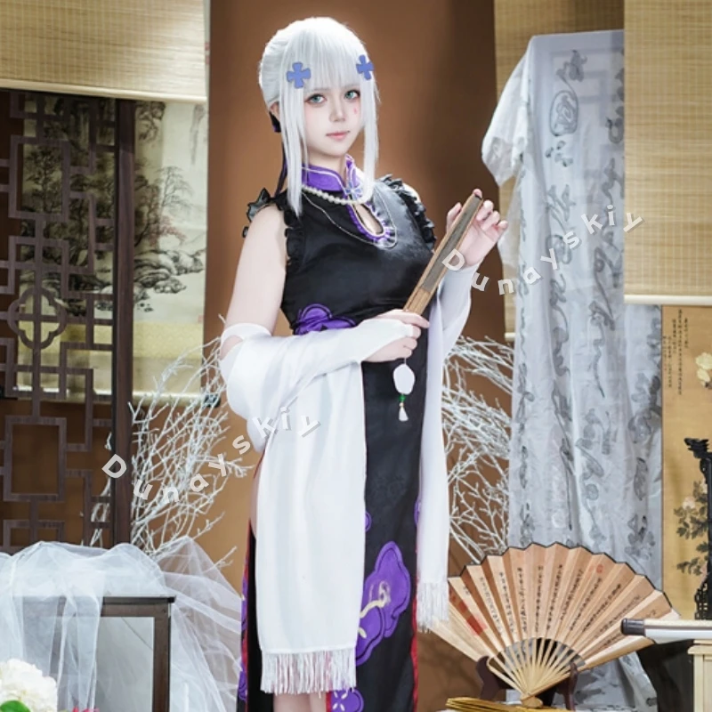 

Костюм для косплея Girls Frontline Clukay Klukay Qipao, полный комплект для женщин, для Хэллоуина, вечеринок и выступлений, сексуальная коллекция