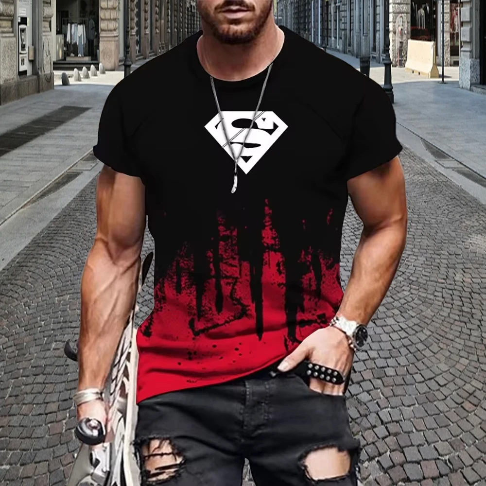 

（Miniso） Marvel Summer Men T-shirt Superman Graphic Multicolor Kid Tshirt Tops Tee Male Fashion Streetwear Women Tshirt Clothing