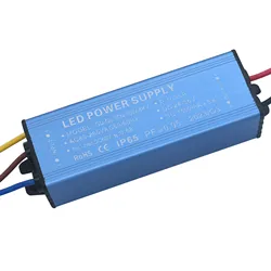 Impermeável LED Driver Supply, controle de tensão atual constante, transformador de iluminação, adaptador conversor, kit DIY, 50W, 1500mA, AC 85-320V