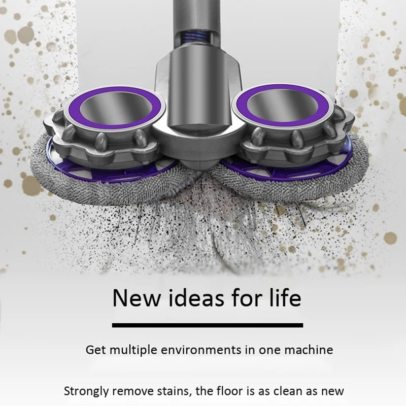 Für Dyson V7 V8 V10 V11 Staubsauger Teile Mopp Kopf Nassen Und Trockenen mit Wasser Tank Elektrische Reinigung Mopp kopf