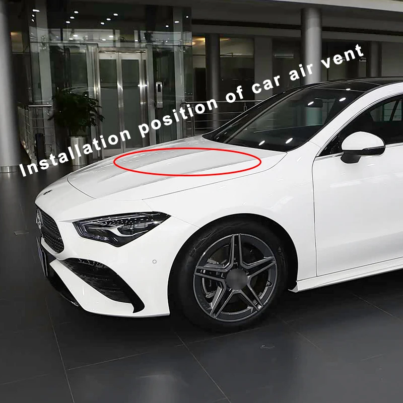 

Car Front Bumper Splitter Lip Body Kit Spoiler Chin Plate Anti-Collision Protection Accessories For Benz CLA200 260 2013-2023