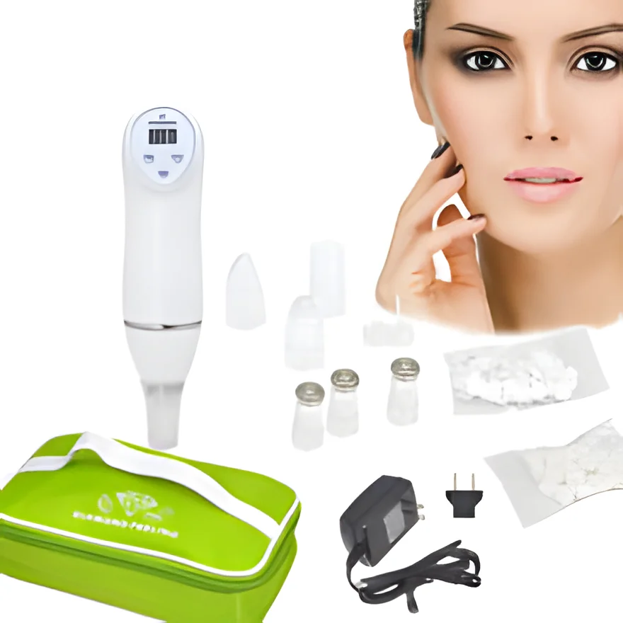 

7 Tip Skin Diamond Peeling Beauty Machine Massager Anti-aging Microdermabrasion Removal Scar Acne Pore Device Face Care Portable