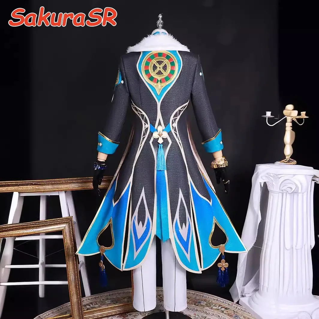 Aventurine Cosplay Costume Game Honkai: Star Rail Cosplay【S-2XL】 SakuraSakura -R Honkai Sha Jin Cosplay Men Costume Plus Size