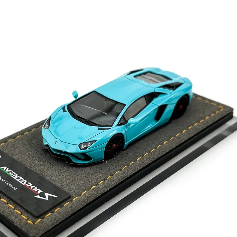 Dieu richesse 1/64 Aventador S LP740 résine jouet véhicule à moteur moulé sous pression en métal modèle cadeaux