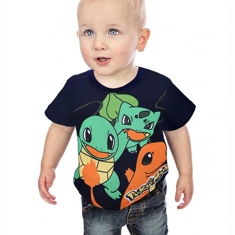 

T-Shirt Kids Boys Girls Baby Children T-shirt Cartoon Kids T-shirt Short Sleeve Cotton T Shirt Tee Tops Girls Baby Clothes