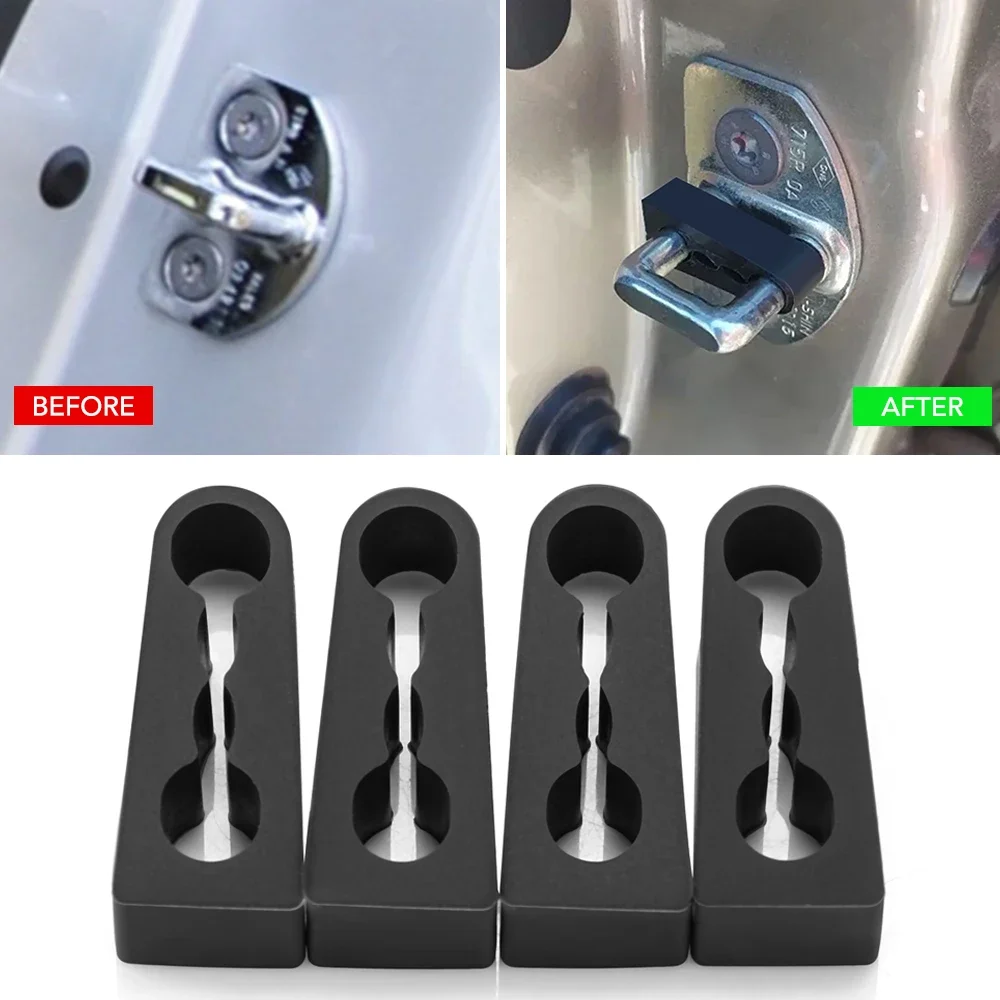 Tampon d'amortisseur de son de serrure de porte de voiture, pour Renault Mégane 3 Scenic Laguna Megan 2008 – 2016, arrêt de hochet, bruit silencieux sourd
