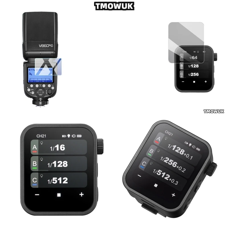 

For Godox X3 V100 V1 Pro AD600BM V860 III Flash Screen Protector, Enhances Flash Functionality.