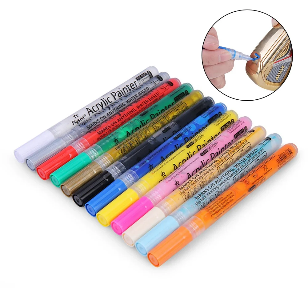 Golf Club Color Changing Pen Acrylic Ink Pen Has Strong Sunscreen Waterproof and Covering Power Can Be Used In Many Scenarios