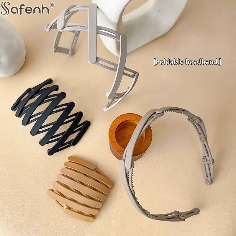 Travel Accessories Girls - Handige opvouwbare, stevige plastic haarband voor