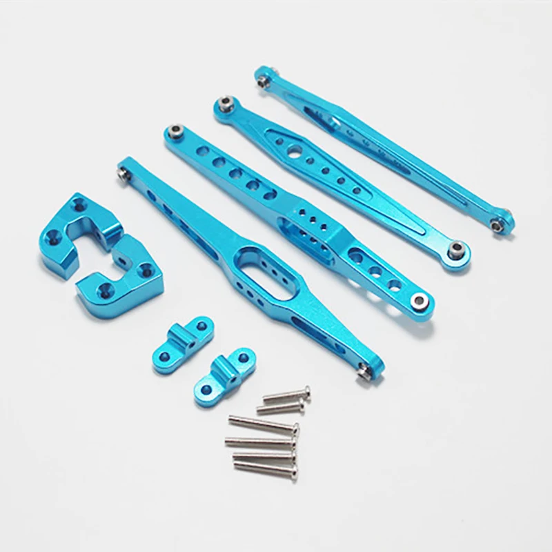 Wltoys-RC Car Spare Parts, Melhorar Metal, Eixo Traseiro, Main Beam Pause Kit, Melhorar, 12428, 12423, 12428-A, B, C