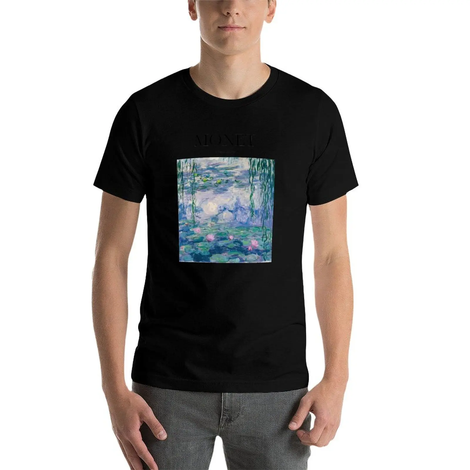 

Monet - Water Lilies T-Shirt man t shirts for men casual t shirt man designer t shirts for man slim fit T-Shirt
