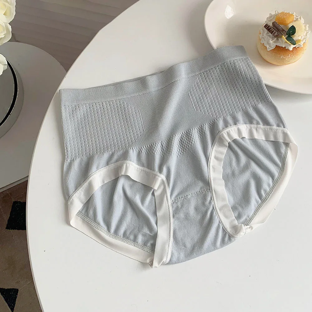 Bragas de cintura alta para mujer, ropa interior menstrual a prueba de fugas para apretar el Abdomen
