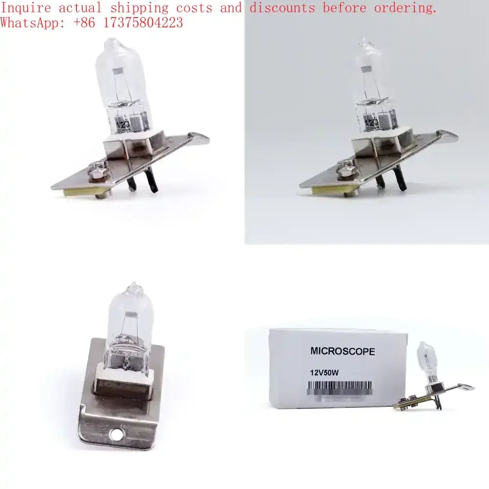 

610 12V 50W Microscope Slit Lamp Bulb for Laite Microscope Replacement Lamp for Ophthalmic Equipment Lab Microscopy Light