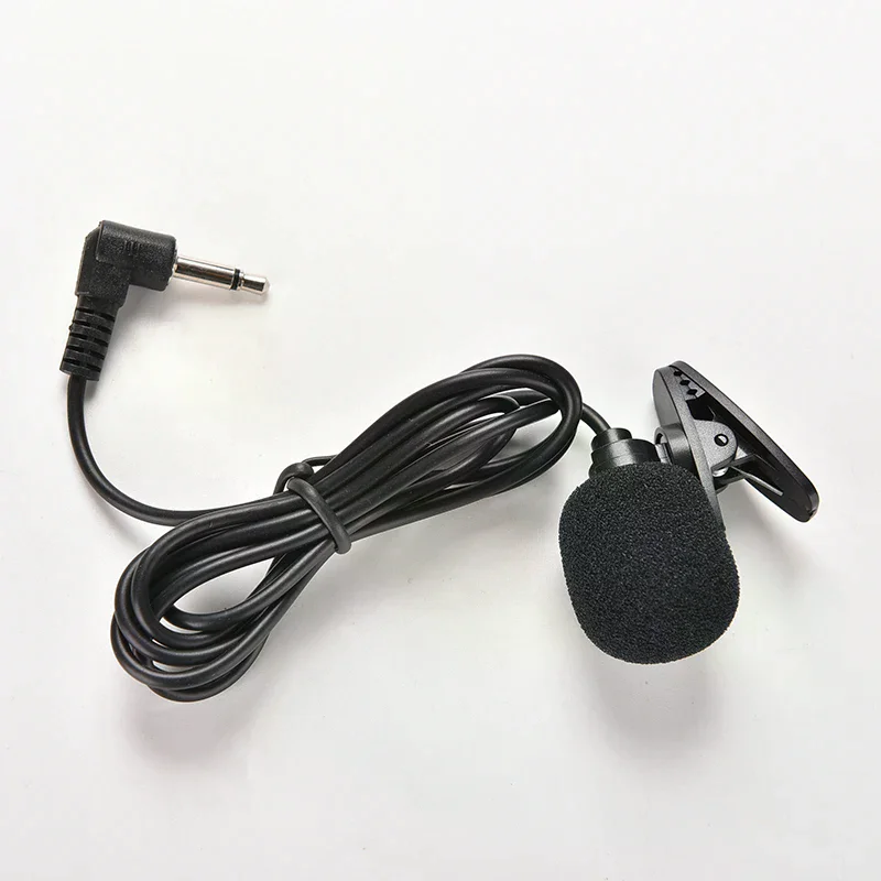Mini Studio Speech Mic Microphone Clip On Lapel For PC Desktop Notebook 3.5mm