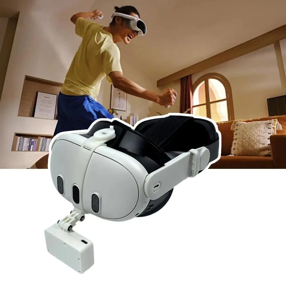 

For Meta Quest 2/3 Pico 4 63g NEW VR Facial Tracker VRC High-precision Surface Capture Wireless OSC Face Tracking Module