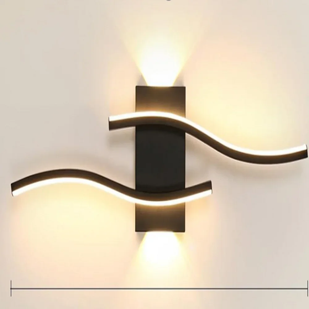 Modernistic Scandinavian Wall Lamp for Garden Entrance Aisle Balcony Bedside Bench Personalized Decor