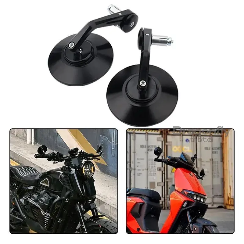 

Синее большое зеркало с круглой ручкой, 22 мм, зеркало заднего вида для мотоцикла, универсальные аксессуары для мотоцикла, детали для модификации мотоцикла