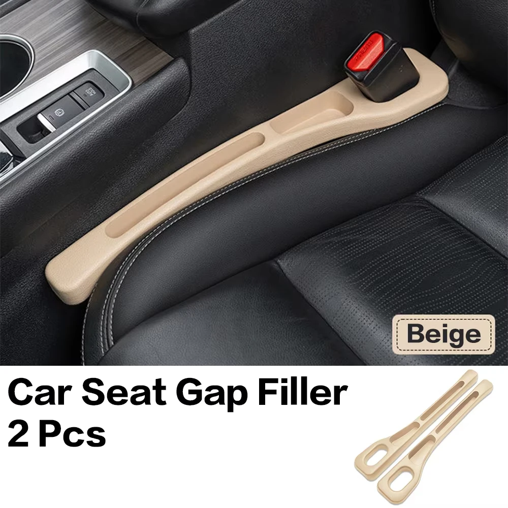 2PCS Auto Sitz Lücke Füllstoff Zwischen Sitze Konsole Organizer Sitz Spalt Lagerung Box Tasche Dekoration Innen Auto Zubehör