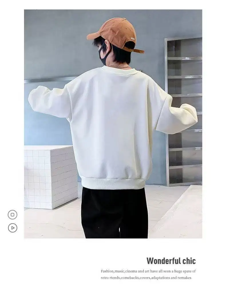 الربيع طفل الفتيان الملابس مجموعة الأطفال على الوجهين خطابات الطباعة البلوز أعلى وزرة أسفل قطعتين دعوى رياضية #6