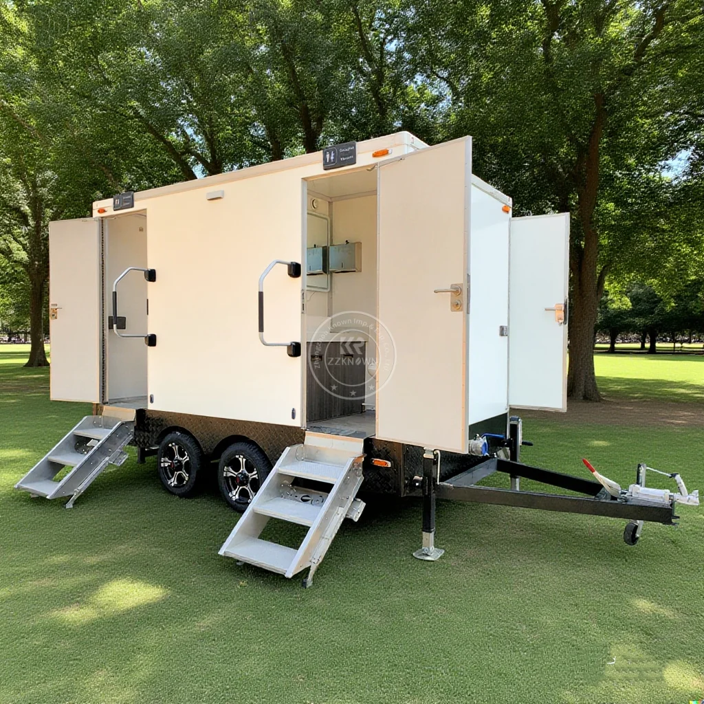 

Luxury Portable Bathroom Restroom Trailer Toilet Manufacturers Outdoor Portable Toilets Camping