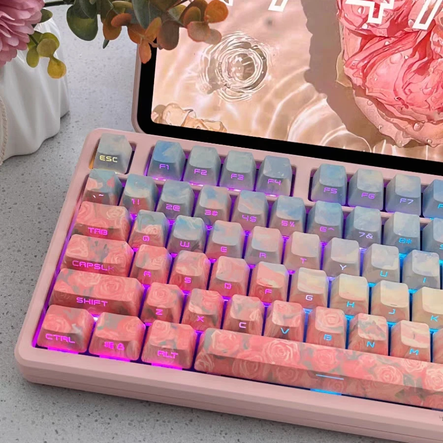 Rose Coast OEM Height 133 Keys Side Sublimation Keycaps