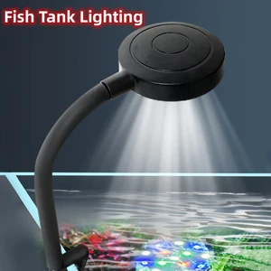 Waterproof Led Aquarium Light, Mini Fish Tank Lighting, Underwater Fish Lamp, Aquariums Decoration, Plant Lamp, USB, 3W, 5V 8 Main sales luminaire marine aquarium - №8