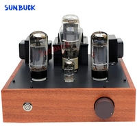 Sunbuck 6N1 6N2 push 6P3P EL34 6L6 5881 Vacuum Tube Amplifier 2.0 stereo 7w rear Vacuum Tube Amplifier Audio